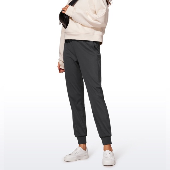 CRZ YOGA Dark Gray Drawstring Elasticized Waist Joggers - Picture 15 of 15